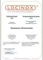 Locinox Dealers Certificate
