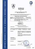 GUARDI Dealers Certificate